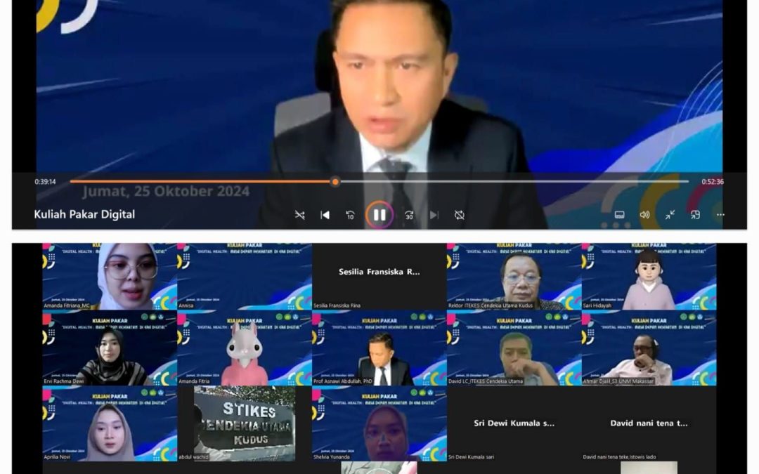 DUKUNG VISI PRODI, KESMAS ITEKES CENDEKIA UTAMA KUDUS SELENGGARAKAN KULIAH PAKAR BERTAJUK DIGITAL PUBLIC HEALTH